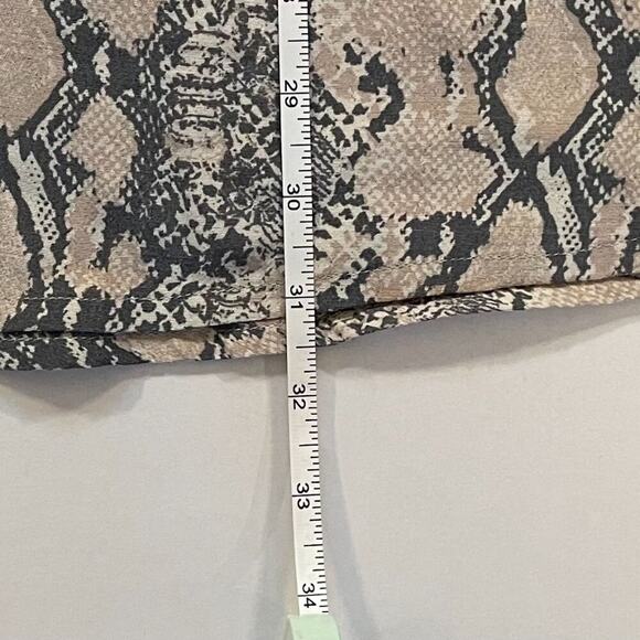 American Eagle Lightweight Snakeskin Midi Skirt, Size Large - Picture 9 of 9
